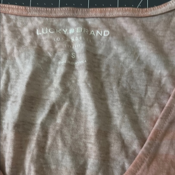 Lucky Brand Orange Sleeveless Tie Front Tank Top - Picture 3 of 5